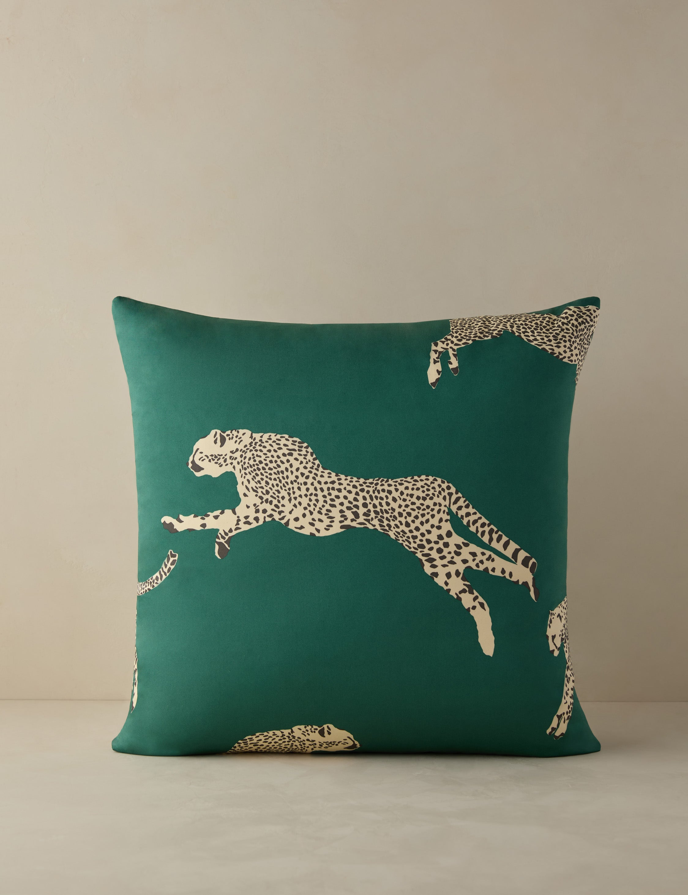 Lulu and Georgia Leaping Cheetah Pillow by Scalamandre - view 7