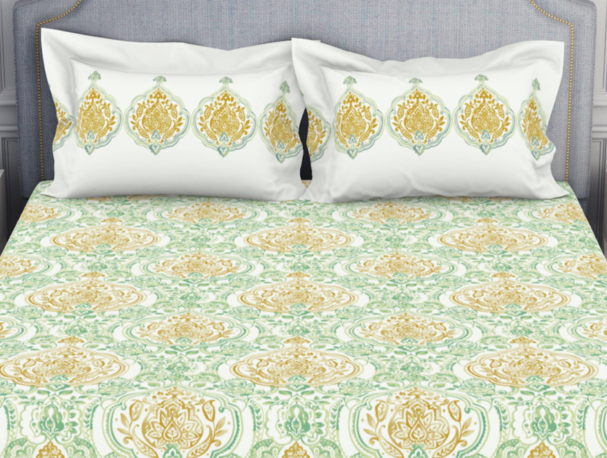 Spaces India Ornamenta Ornate 100% Cotton Fitted King - Essentials by Spaces - view 4