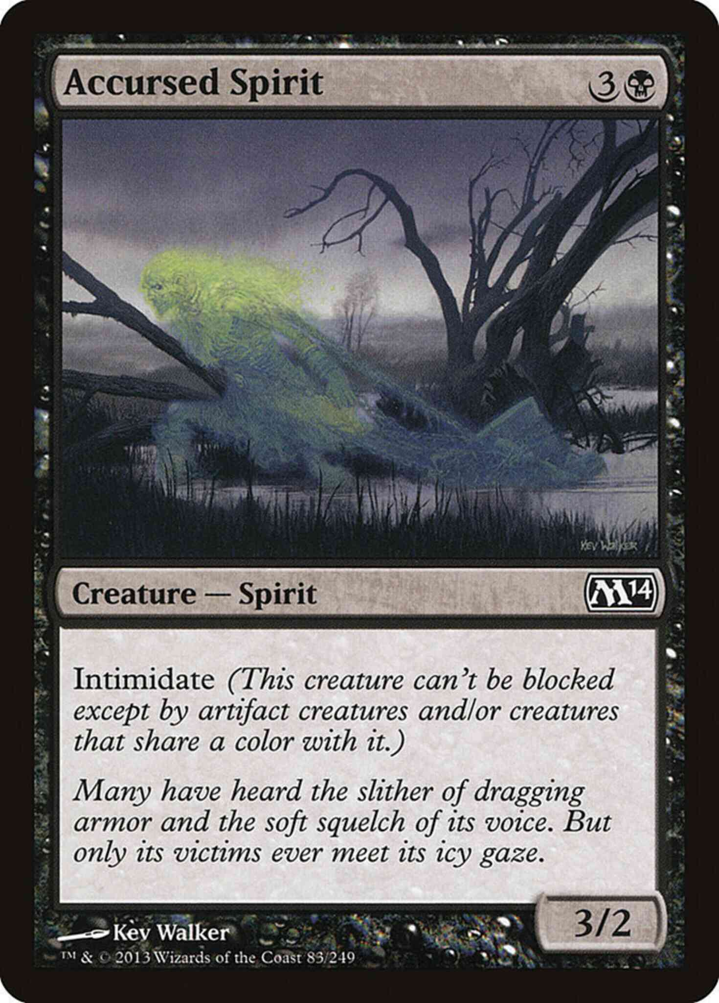 Spirit 83 magic – Accursed Spirit [83] [Magic 2014] [Non-Foil]