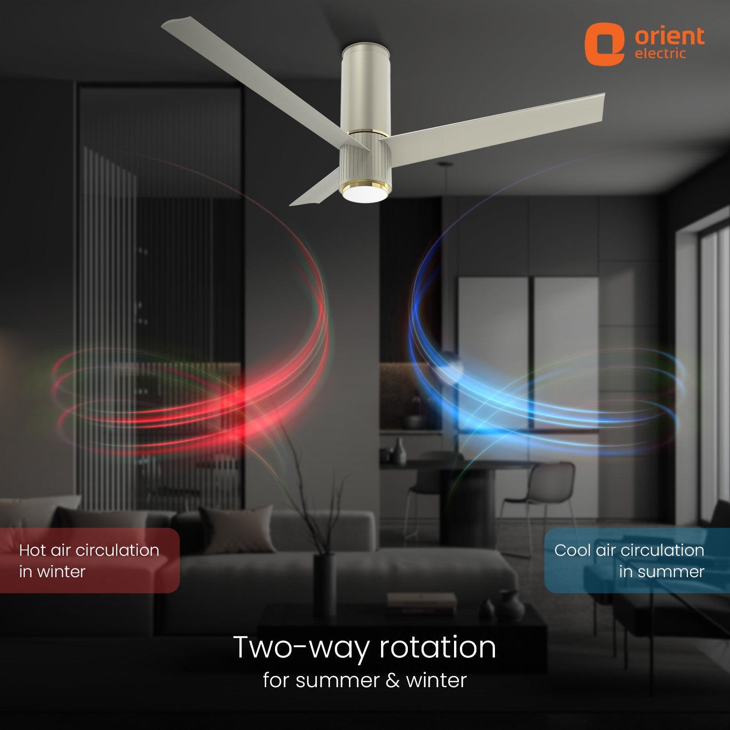 orientelectric Aeroslim with IoT, Remote & 3CCT Underlight BLDC PRO Smart Ceiling Fan - view 34
