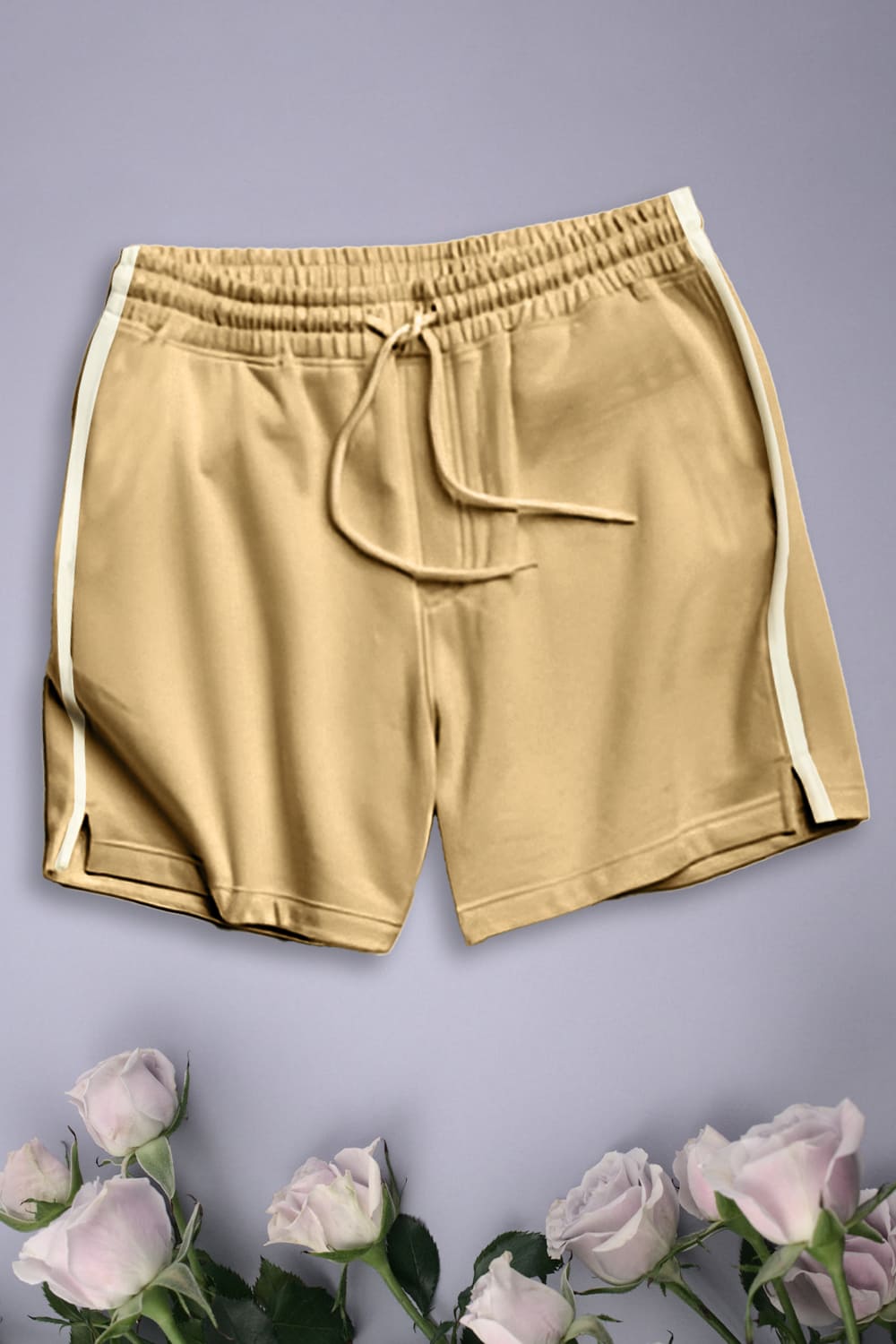 Nobero Side Slit Women Shorts – Parchment