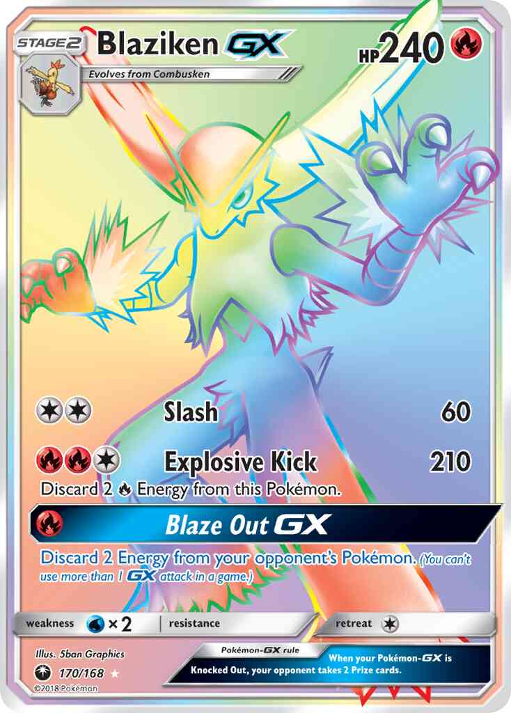 Rare secret sm7-170 – Pokémon Blaziken-GX - 170/168 - Rare Secret [sm7-170] [Secret]