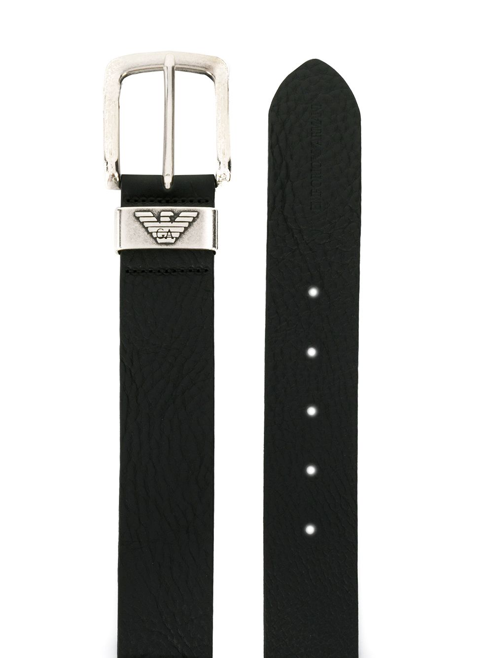 Emporio Armani Logo Belt – 100% Bovine Leather - view 2