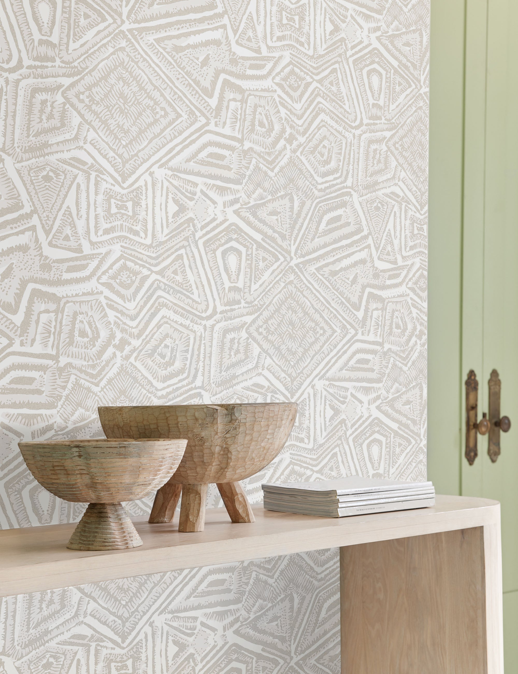 Lulu and Georgia Malou Wallpaper by Malene Barnett - view 2