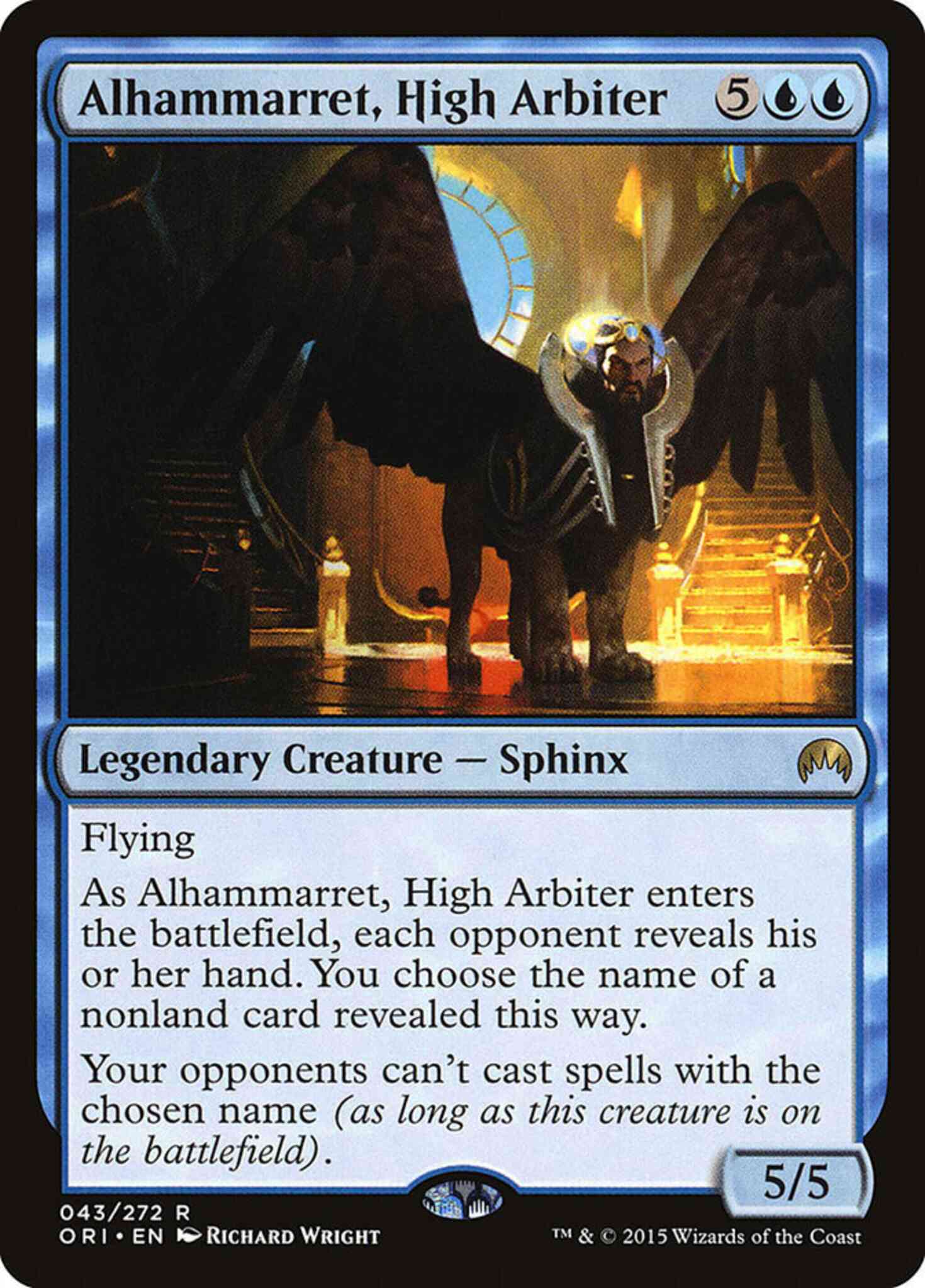 Arbiter 43 magic – Alhammarret, High Arbiter [43] [Magic Origins] [Non-Foil]