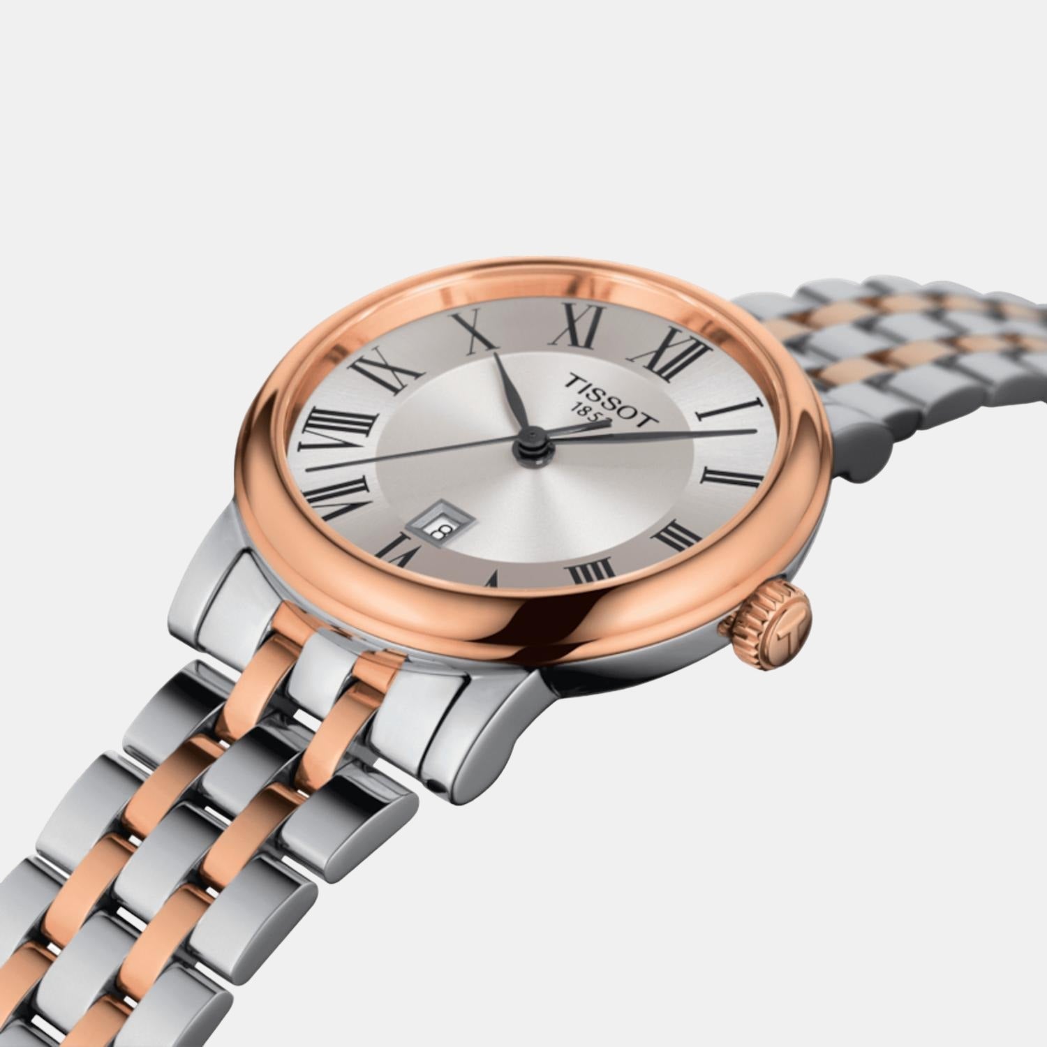 Tissot Carson Women Quartz Silver Dial Analog Stainless Steel Watch T1222102203301 - view 2