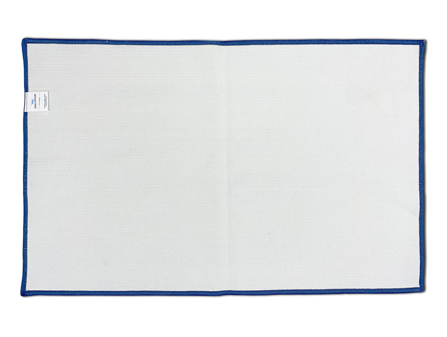 Spaces India Anti Skid Navy Blue Drylon Large Bath Mat - Raang By Welspun - view 3