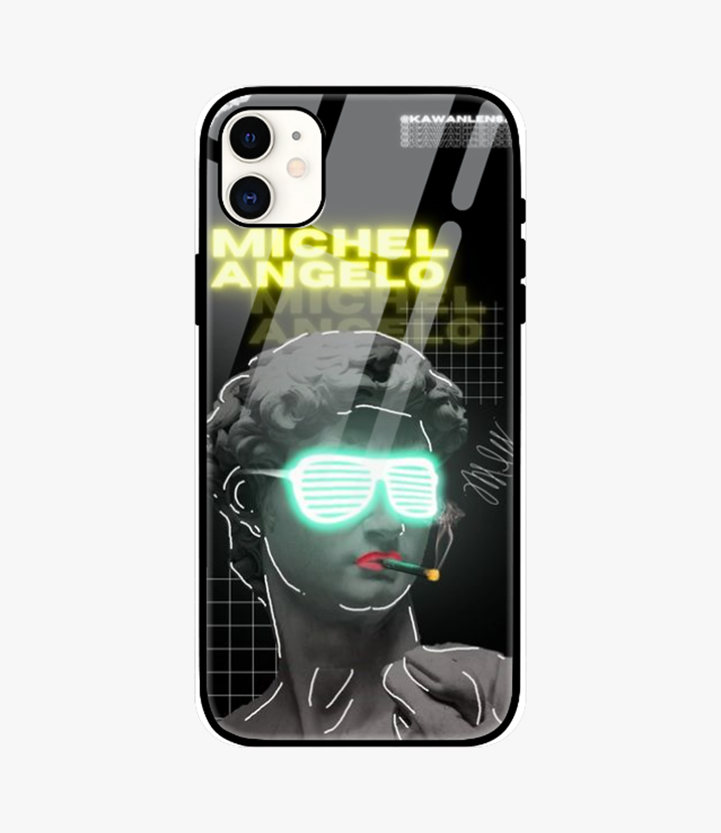 The Case Company Michel Angelo Glass Case for iPhone 11