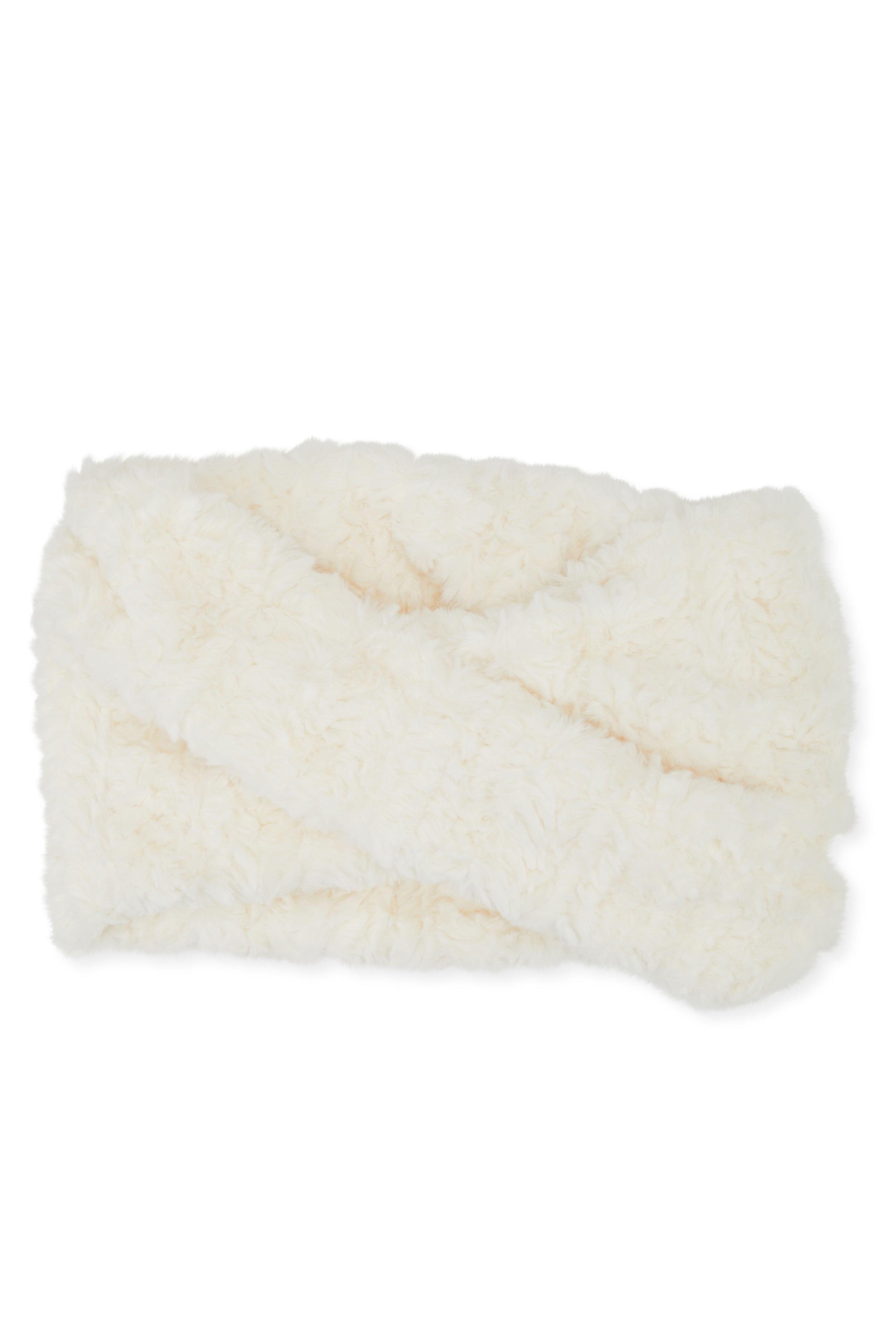 Rainbow Shops Solid Faux Fur Scarf – Women's - view 2