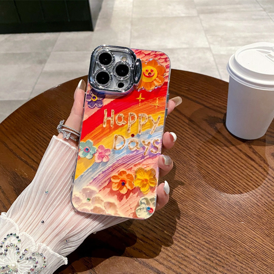 Peeperly Radiant Colorful Petals Rainbow Case - view 2
