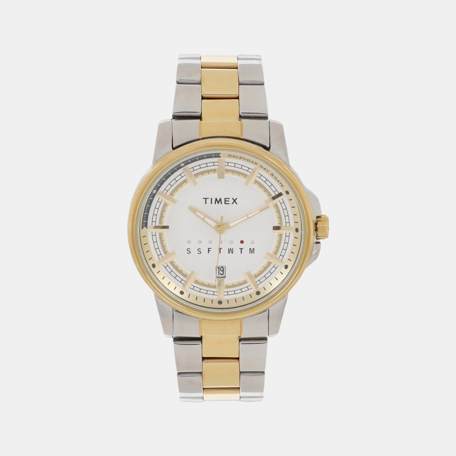 Timex Fashion Men Quartz Silver Dial Analog Stainless Steel Watch TWEG17204
