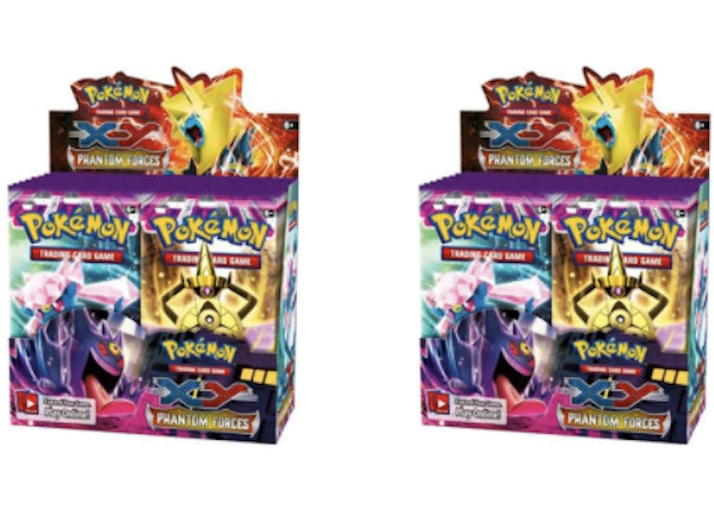 Pokémon 2014 Pokemon XY Phantom Forces Booster Box 2X Lot