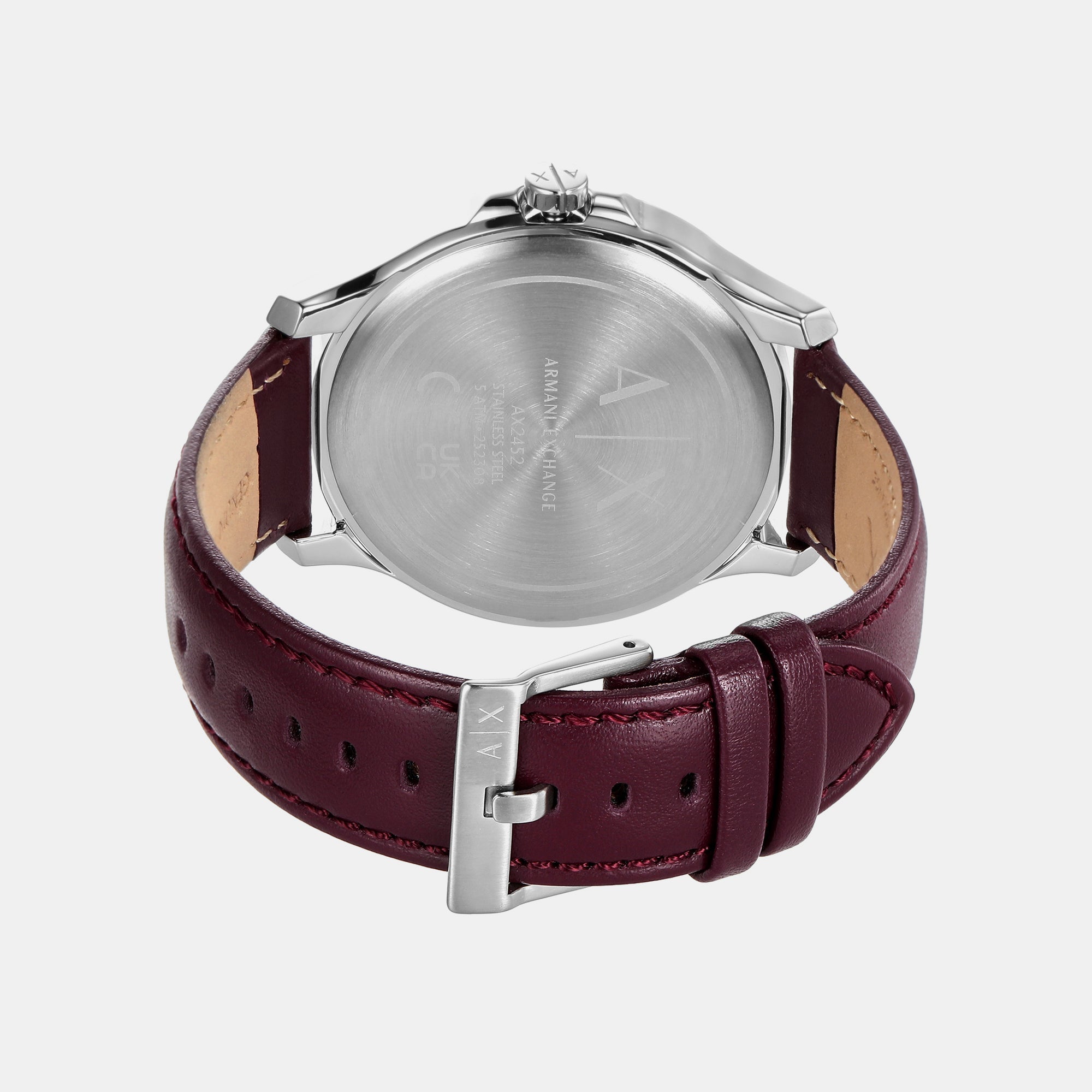 Armani Exchange Hampton Men Quartz Grey Dial Analog Leather Watch AX2452 - view 5