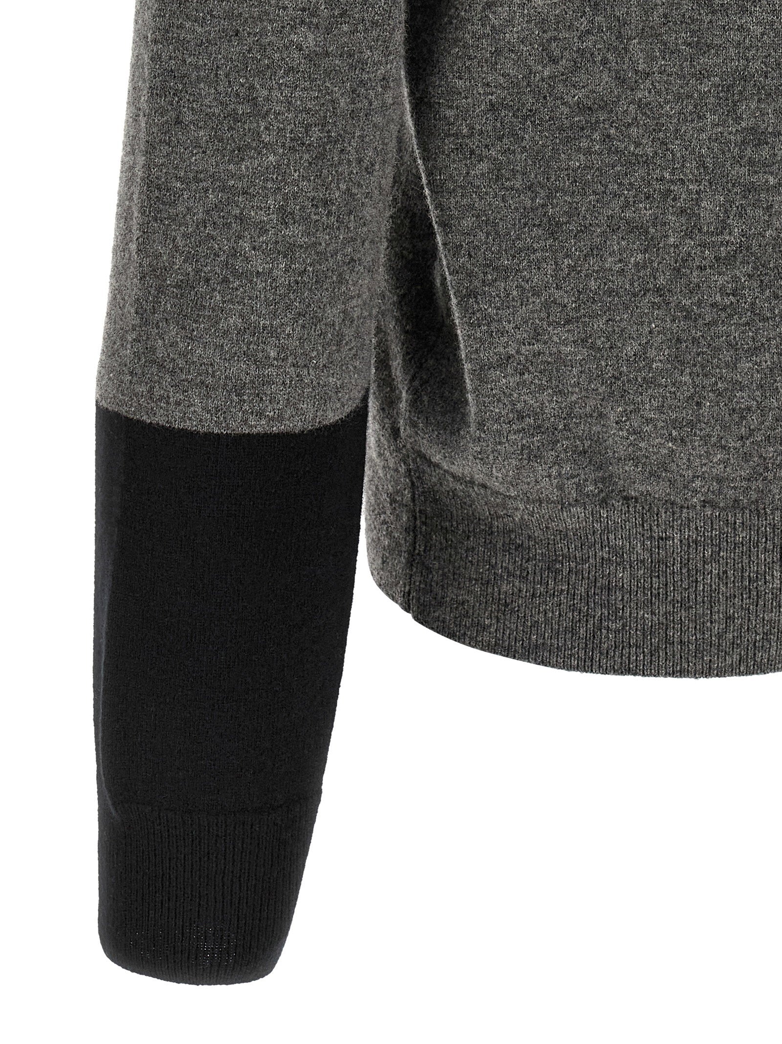 Comme Des Garcons Shirt Color-block Sweater – 100% wool - view 4