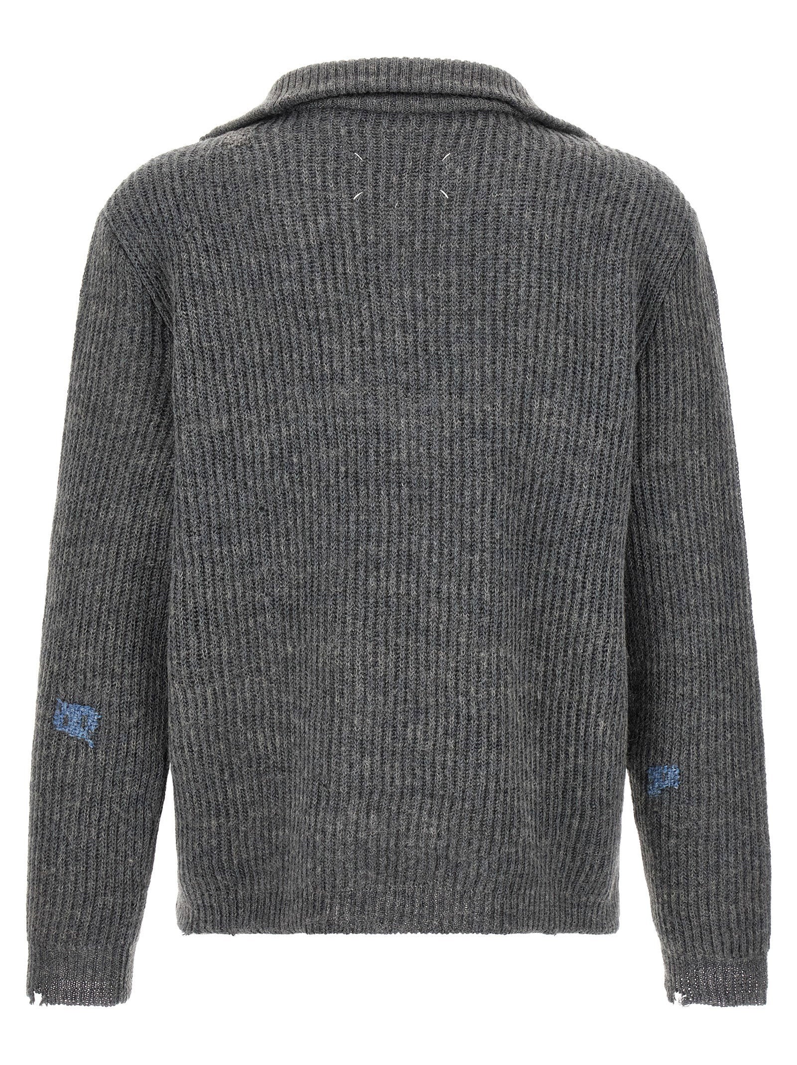 Maison Margiela Mending Sweater – 67% linen, 33% wool - view 2
