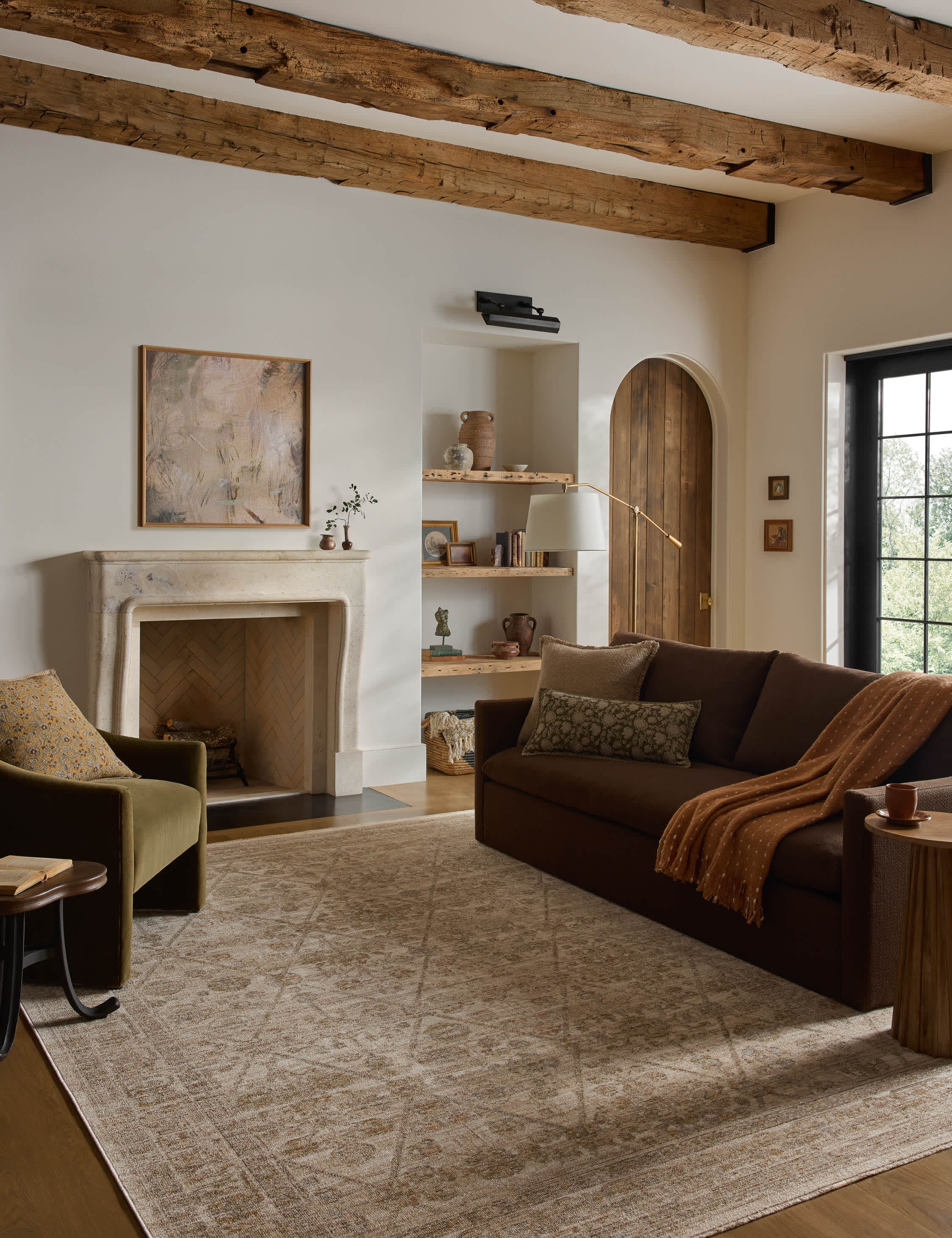 Lulu and Georgia Mariska Rug – Ivory and Multi - view 2