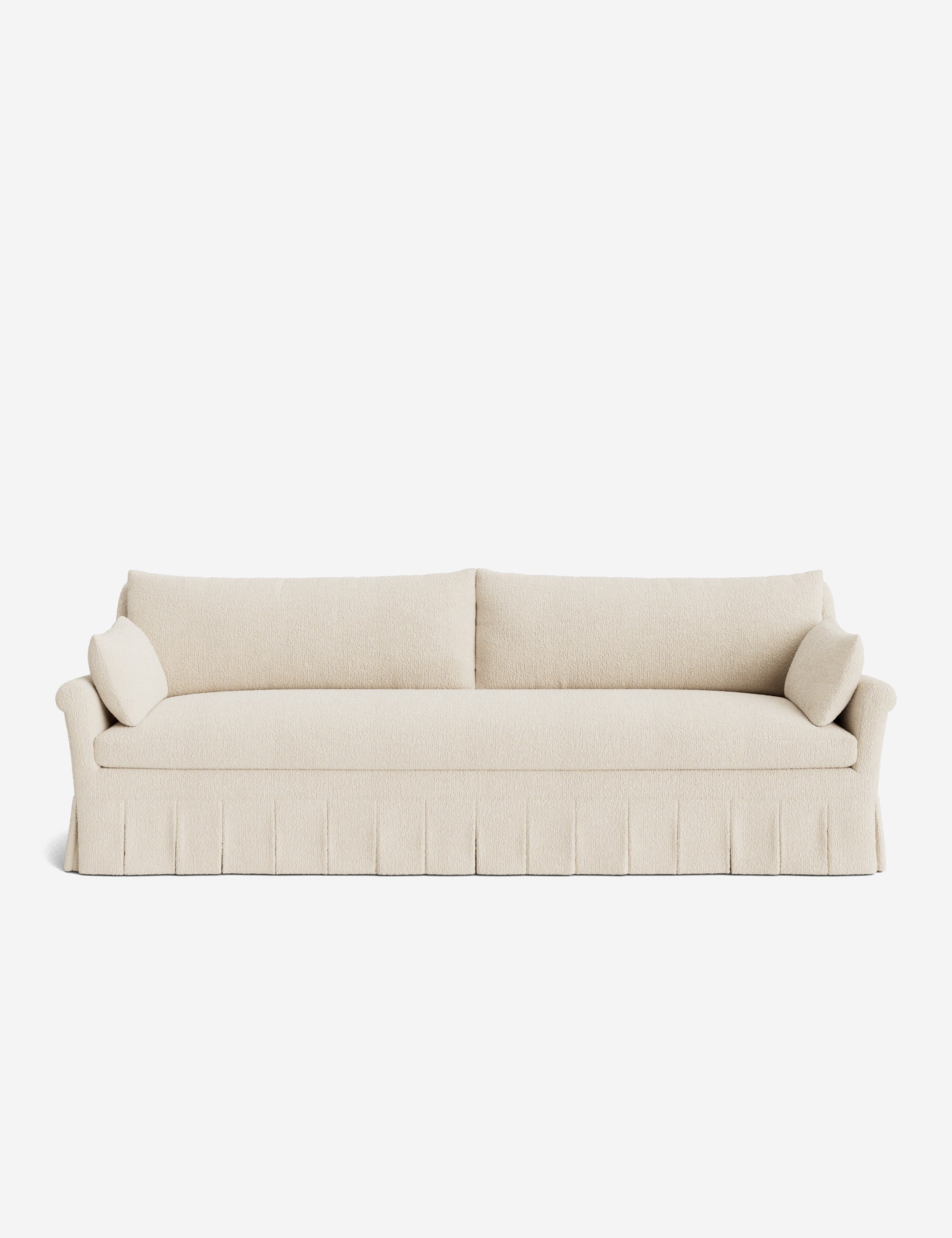 Lulu and Georgia Portola Rolled Arm Pleated Sofa - view 200
