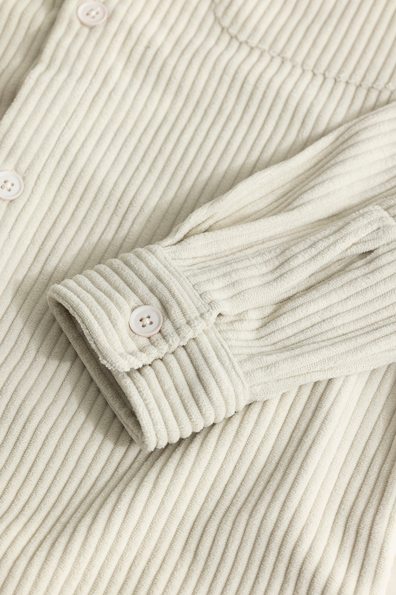 SNITCH Cozy Cord Cream Shirt - view 8