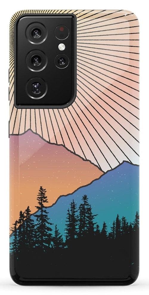 Casetry Golden Hour | Mountain Sunset Samsung Case - view 28