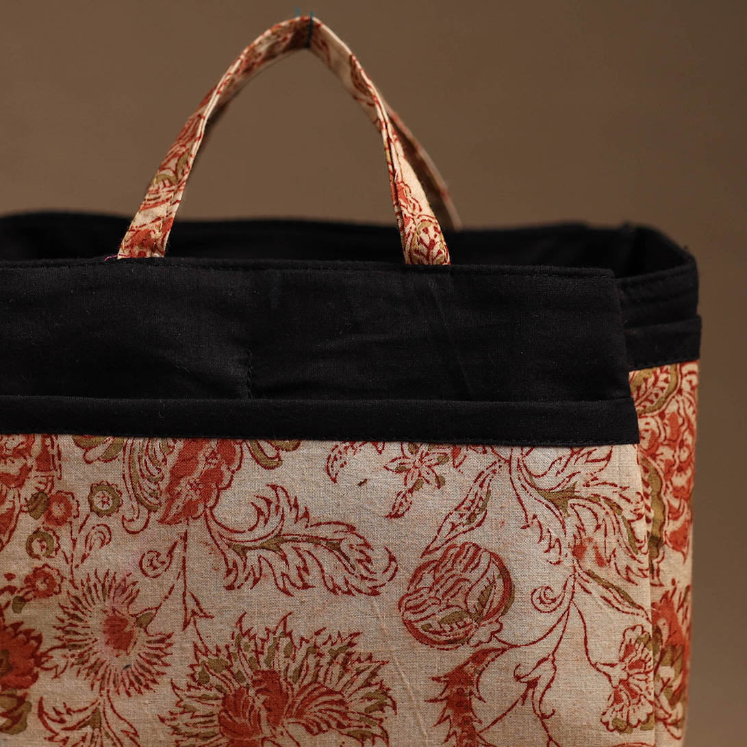 NOORI BAZAR Beige - Handmade Cotton Multipurpose Cosmetic/Toiletry Bag 05 - view 3