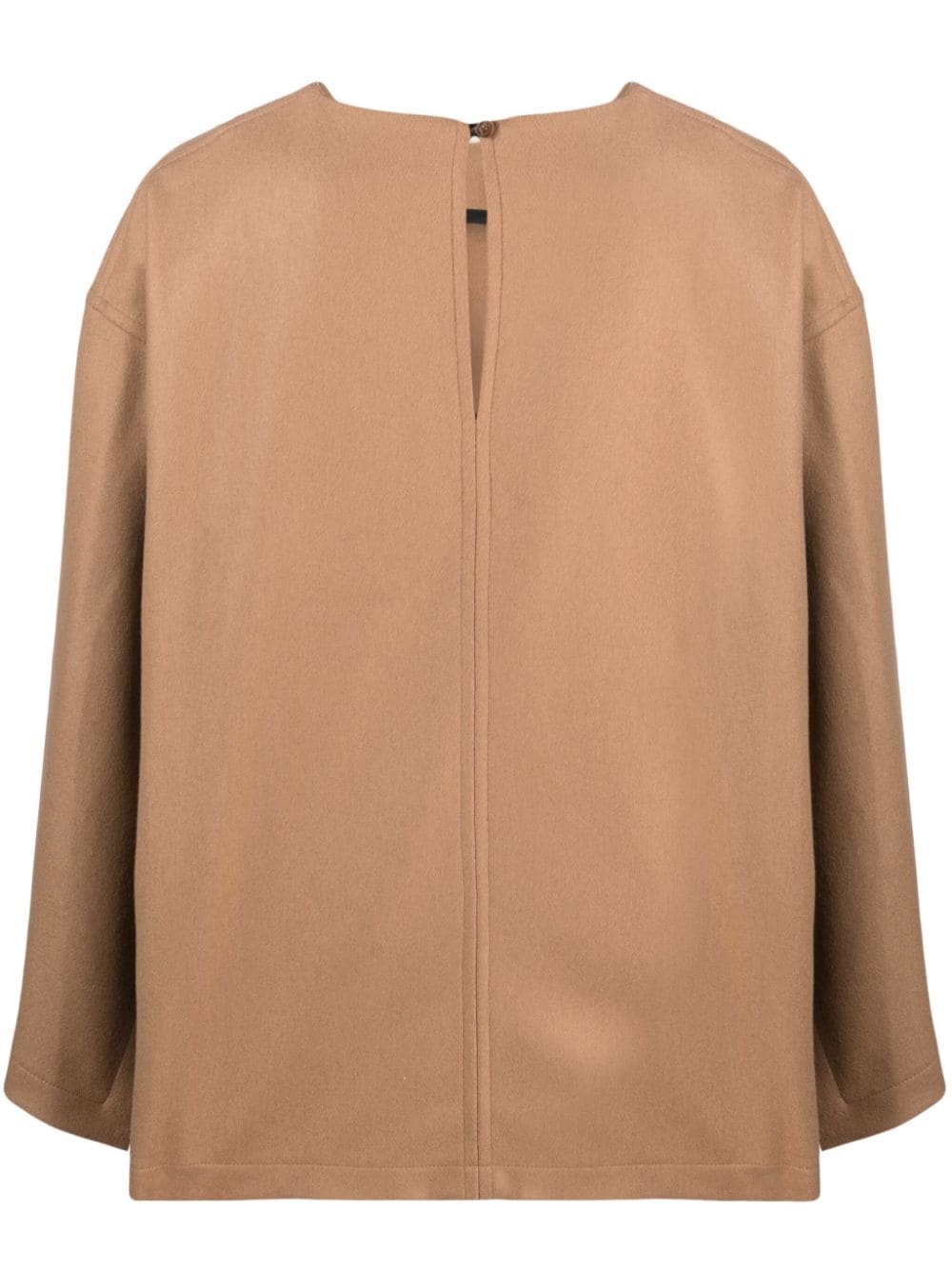 Erika Cavallini Semi-Couture Nara wool blend blouse - view 2