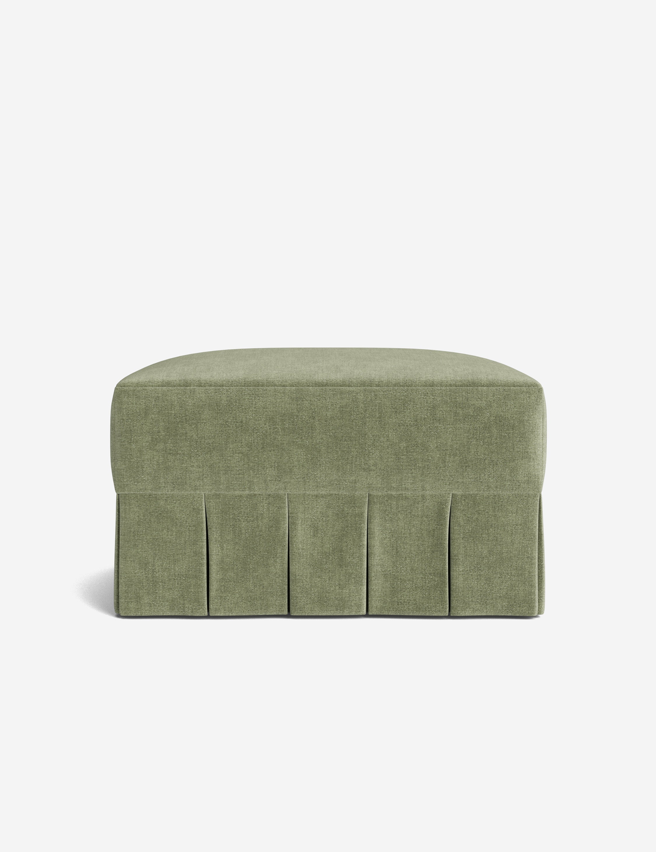 Lulu and Georgia Portola Pleated Ottoman - view 2