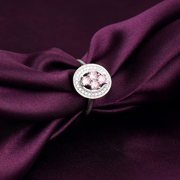 GIVA Jewellery Silver Exquisite Ovalis Ring - view 2