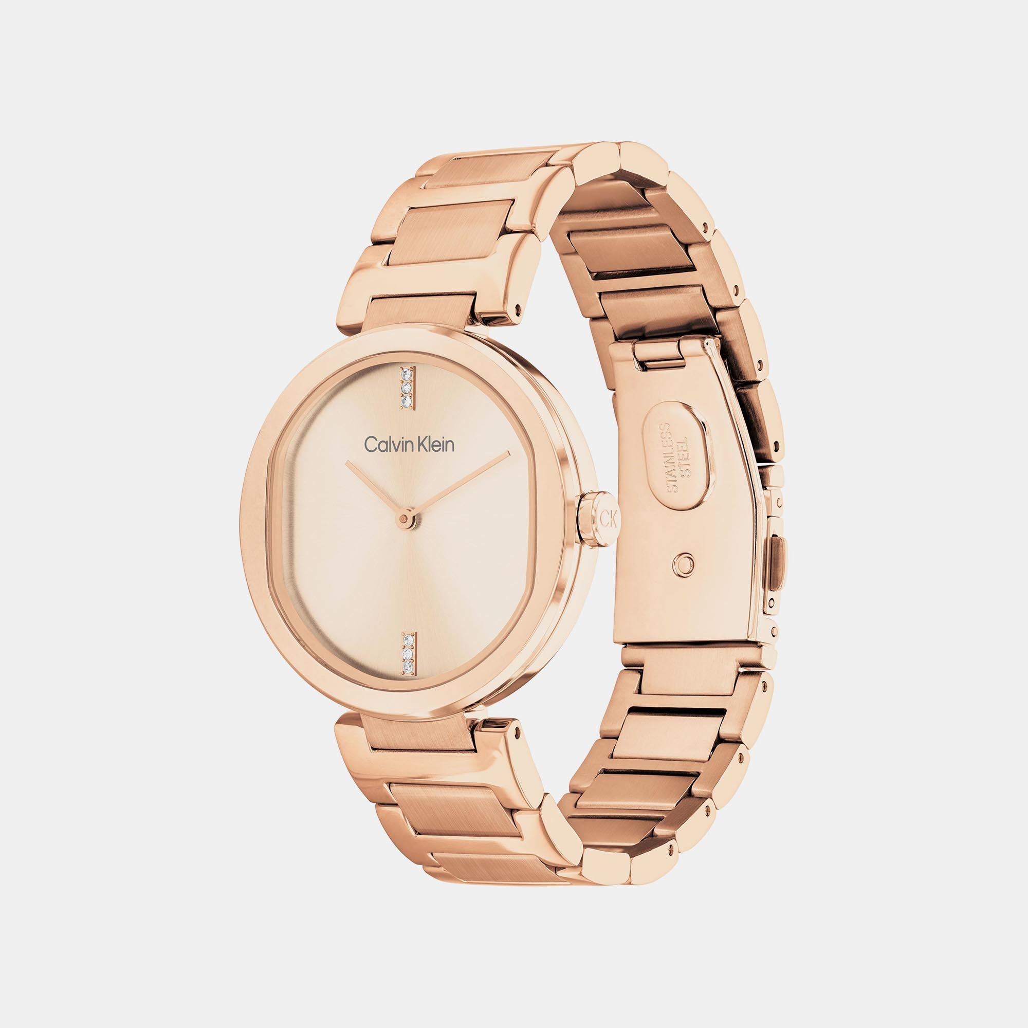 Calvin Klein Ck Sensation Women Quartz Rose Gold Dial Analog Stainless Steel Watch 25200431 - view 2