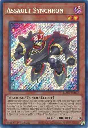 Yu-Gi-Oh! Assault Synchron - BLMR-EN003 - Secret Rare - 1st Edition