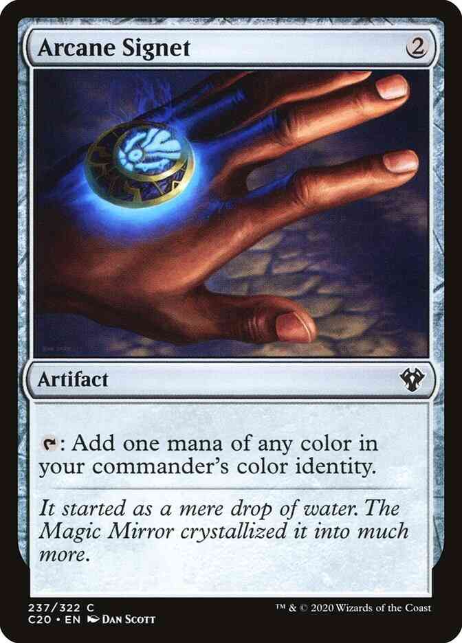Arcane signet 237 – Magic Arcane Signet [237] [Commander 2020] [Non-Foil]