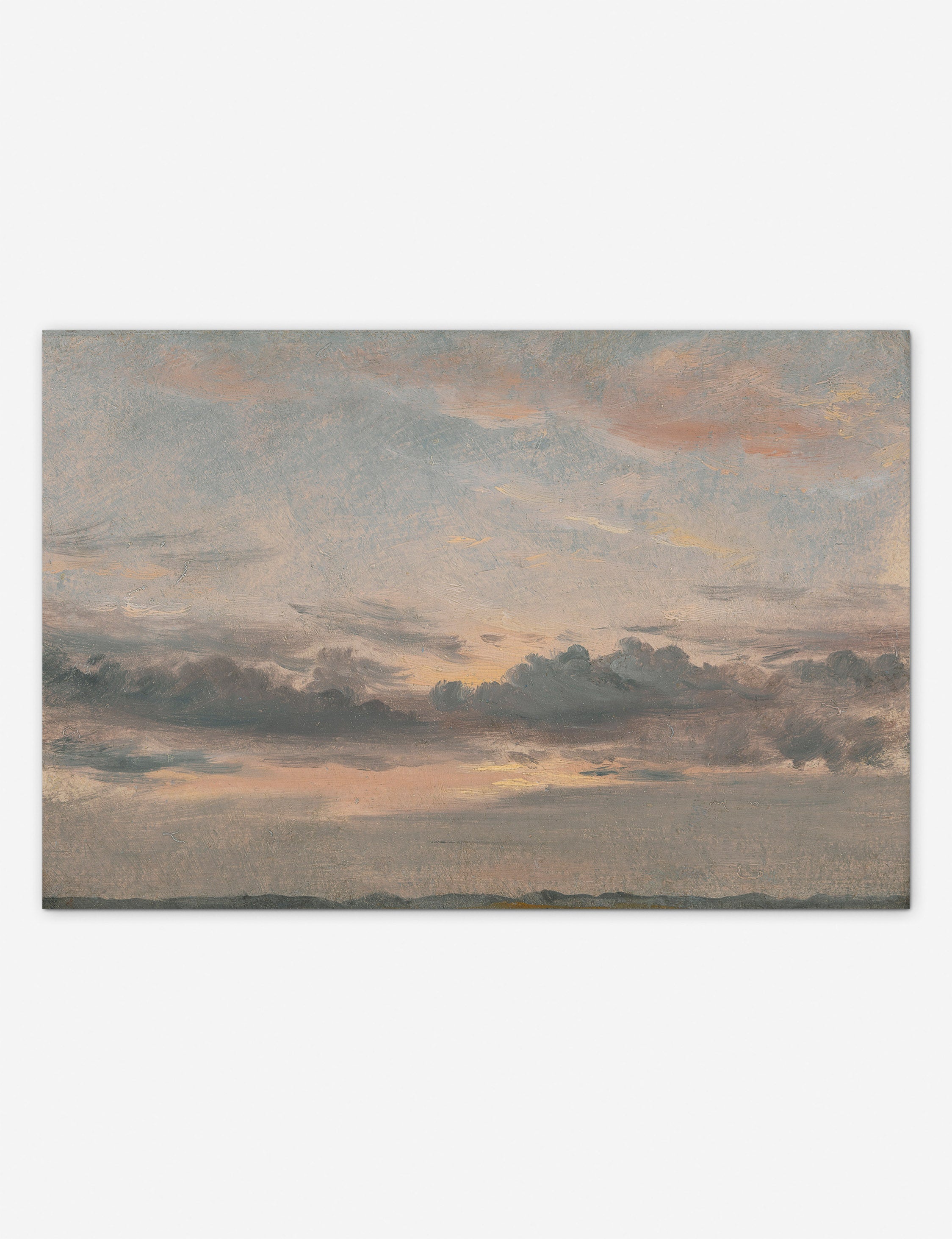 Lulu and Georgia Yale, A Cloud Study, Sunset Print - view 2