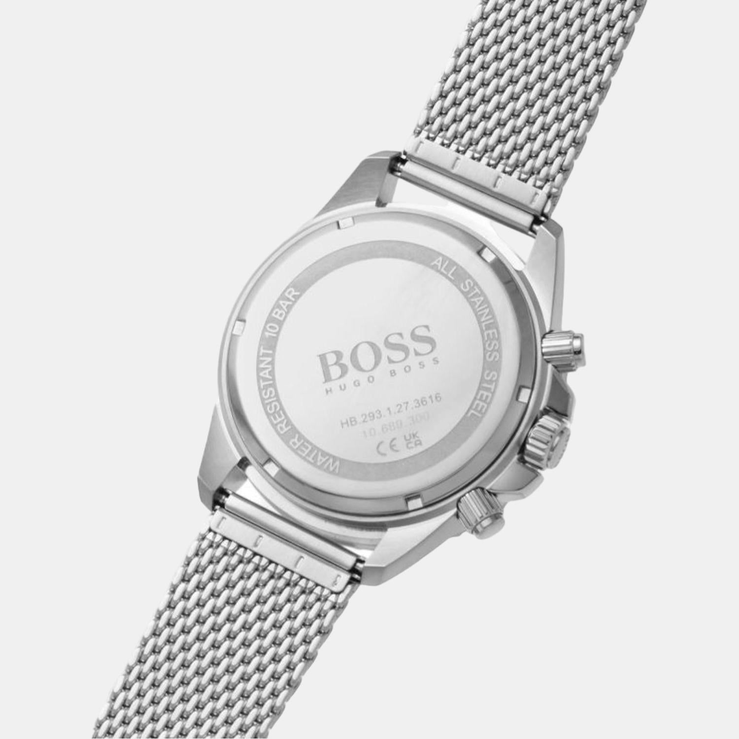 Boss Admiral Men Quartz Black Dial Analog Stainless Steel Watch 1513904 - view 5