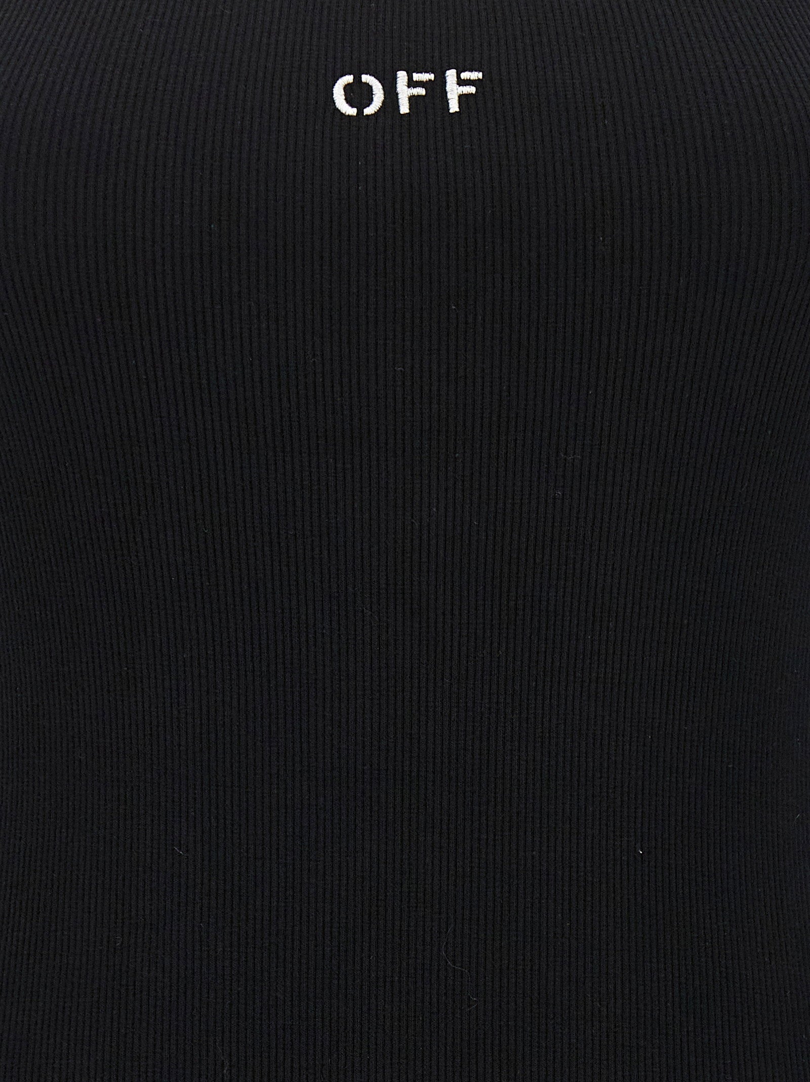 Off White Off Stamp Dress – 98% cotton, 2% elastane - view 4