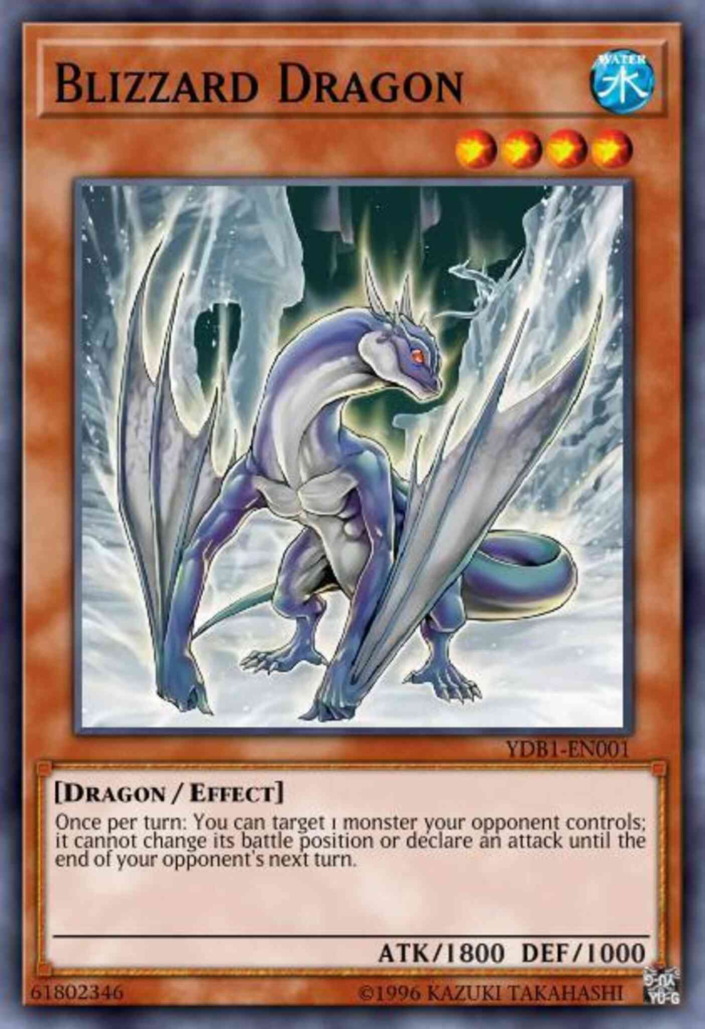 Yu-Gi-Oh! Blizzard Dragon - SDKS-EN017 - Common - Unlimited