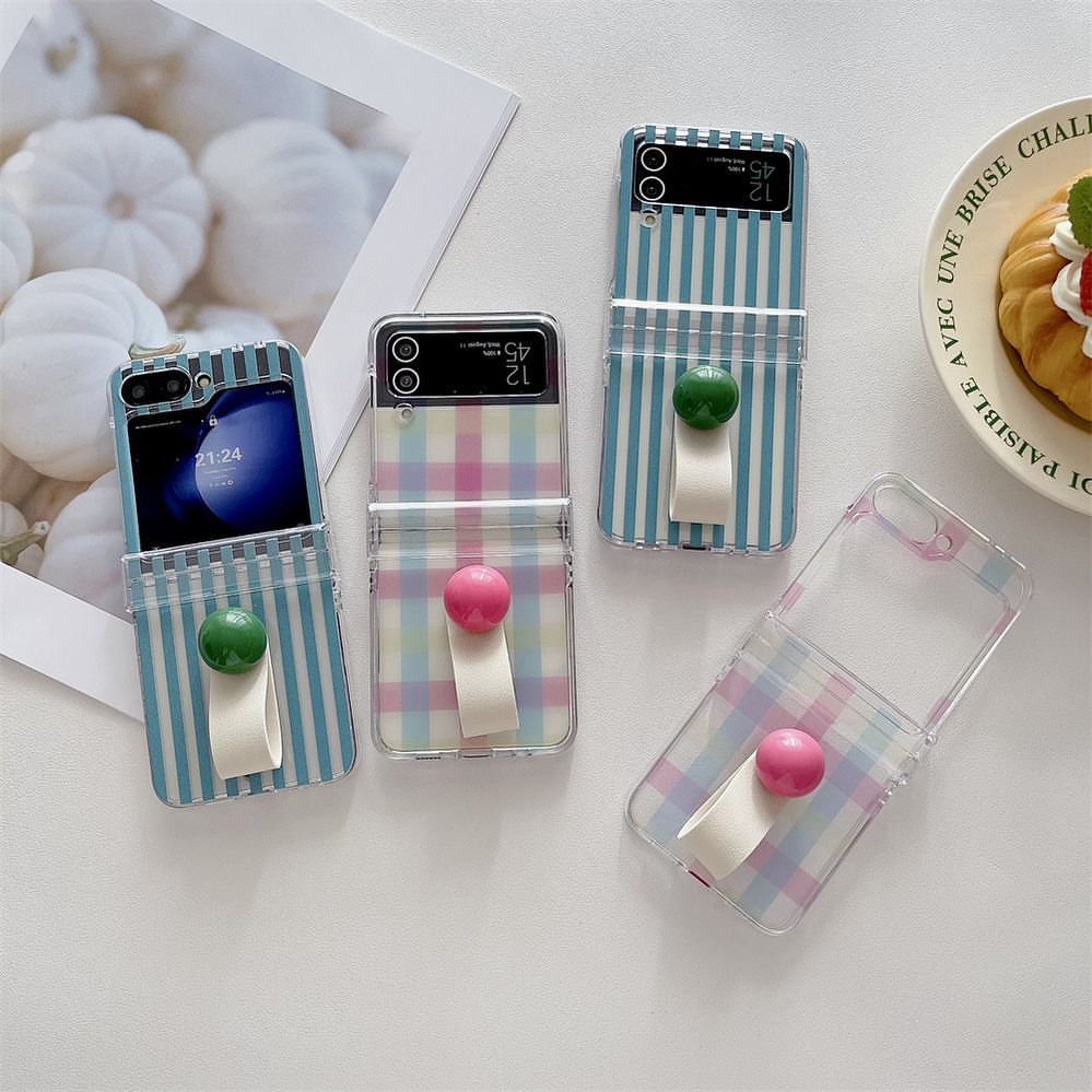 Peeperly Stylish Plaid Ring Grip Case - Samsung
