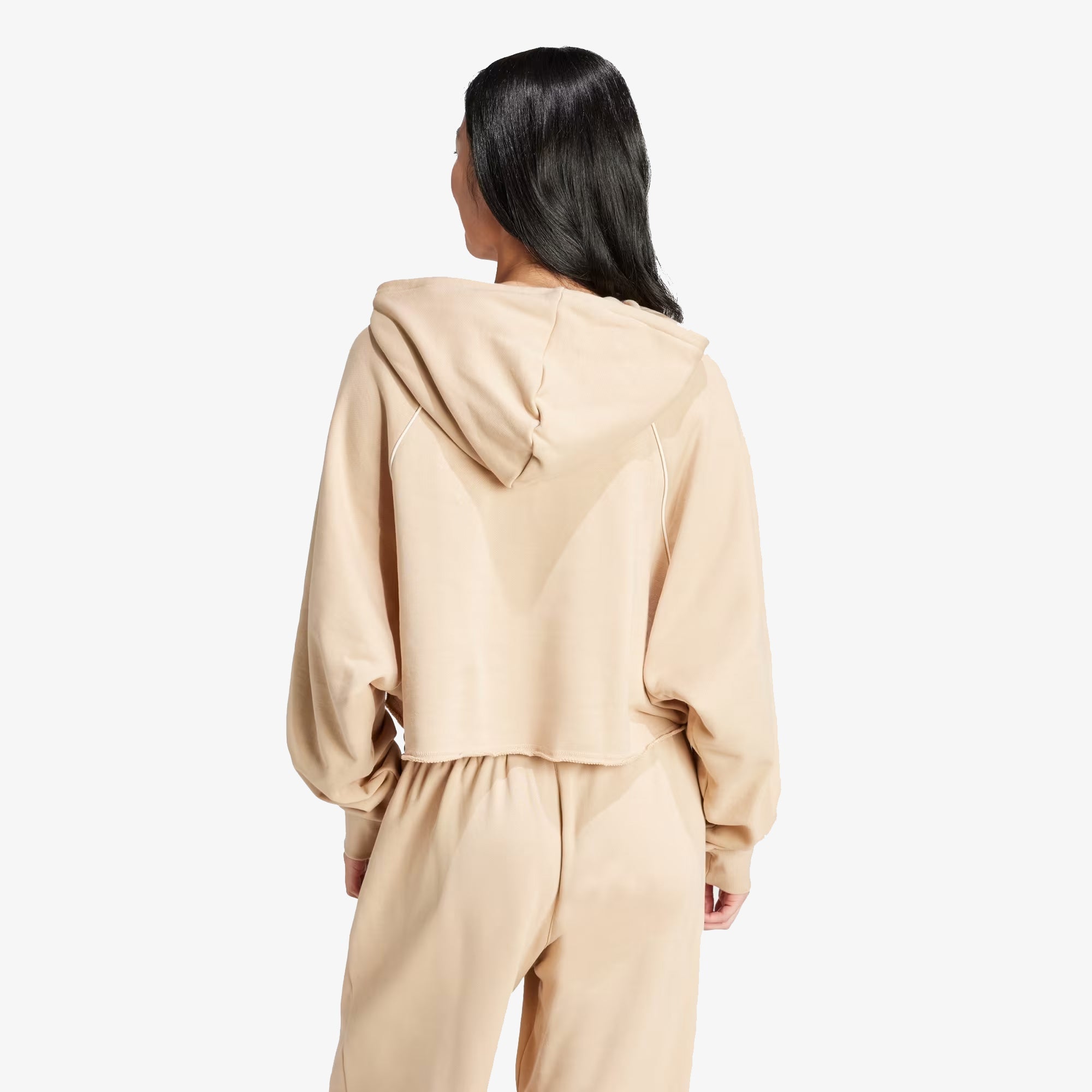 Adidas Originals | CROPPED HOODIE { MAGIC BEIGE - view 2