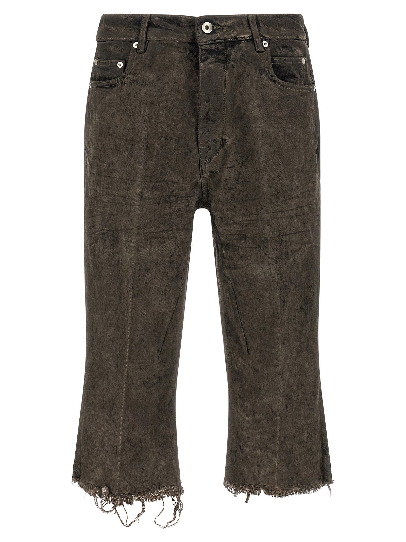 Rick Owens Bolan Cutoffs Bermuda Shorts – 100% cotton