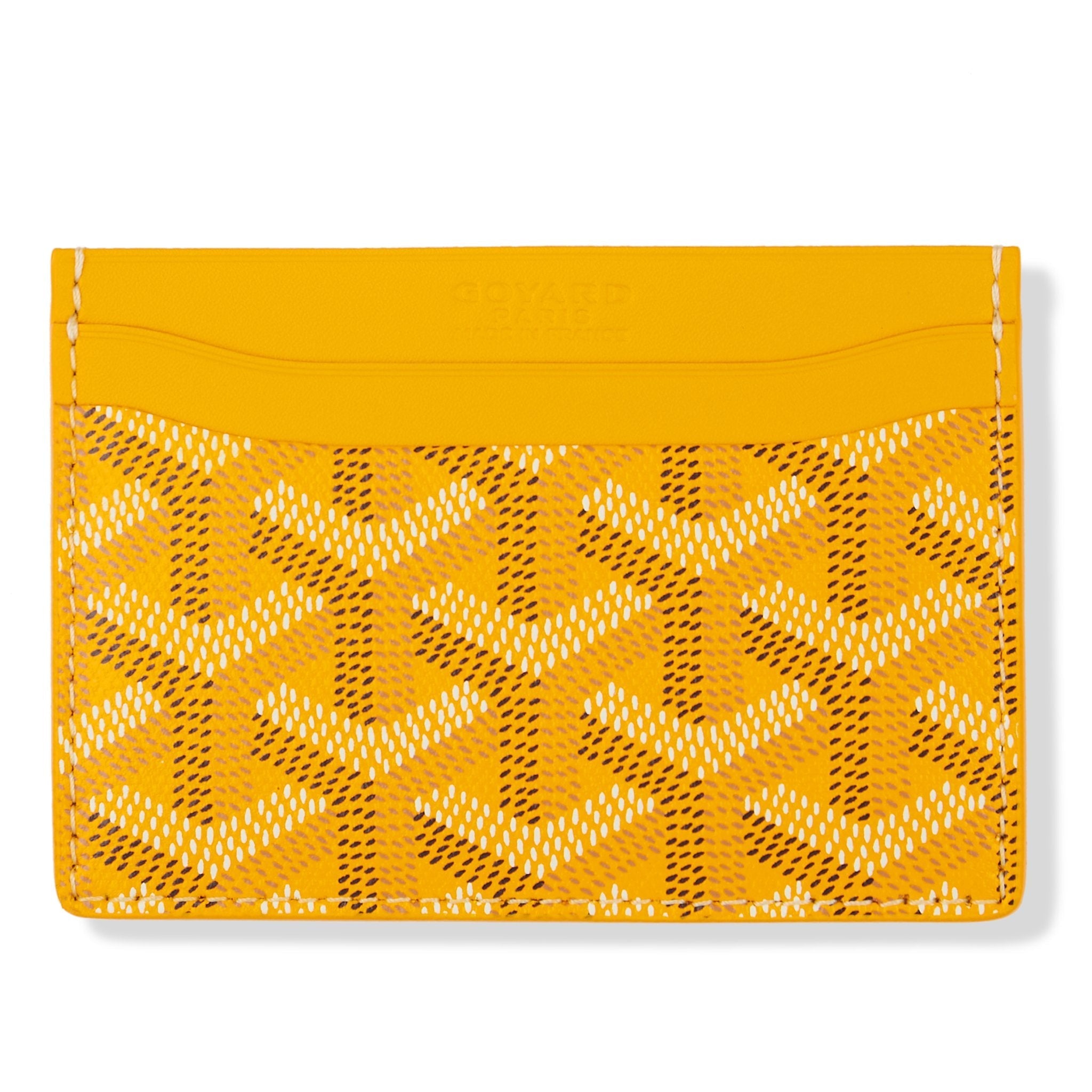 Goyard Saint Sulpice Yellow Card Holder - view 2
