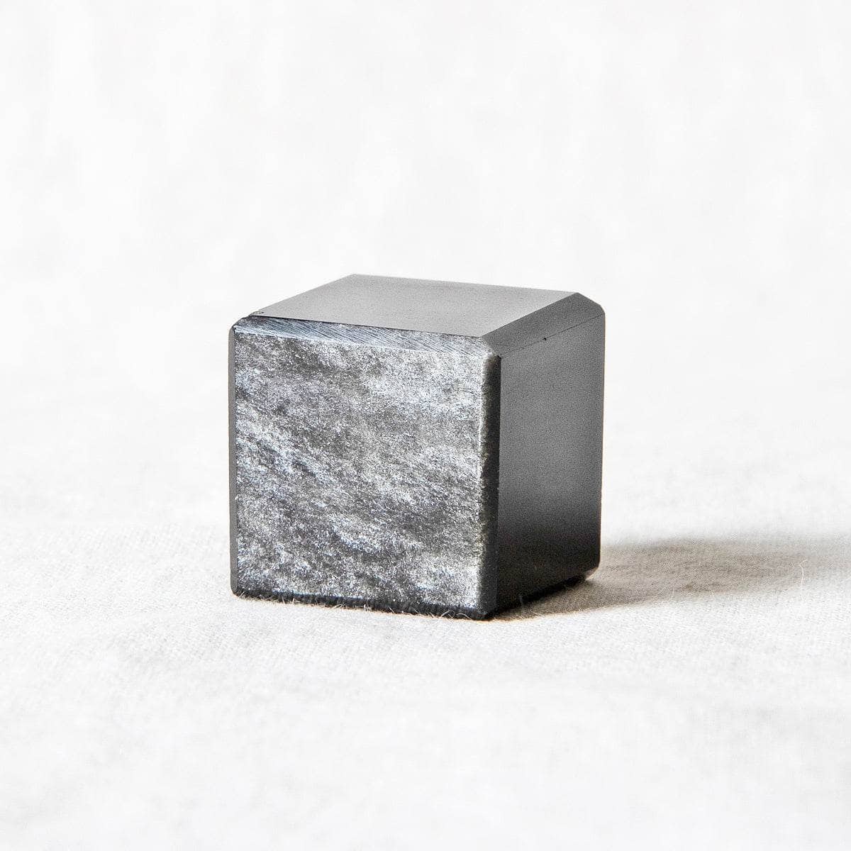 Tiny Rituals Silver Obsidian Cube - view 3