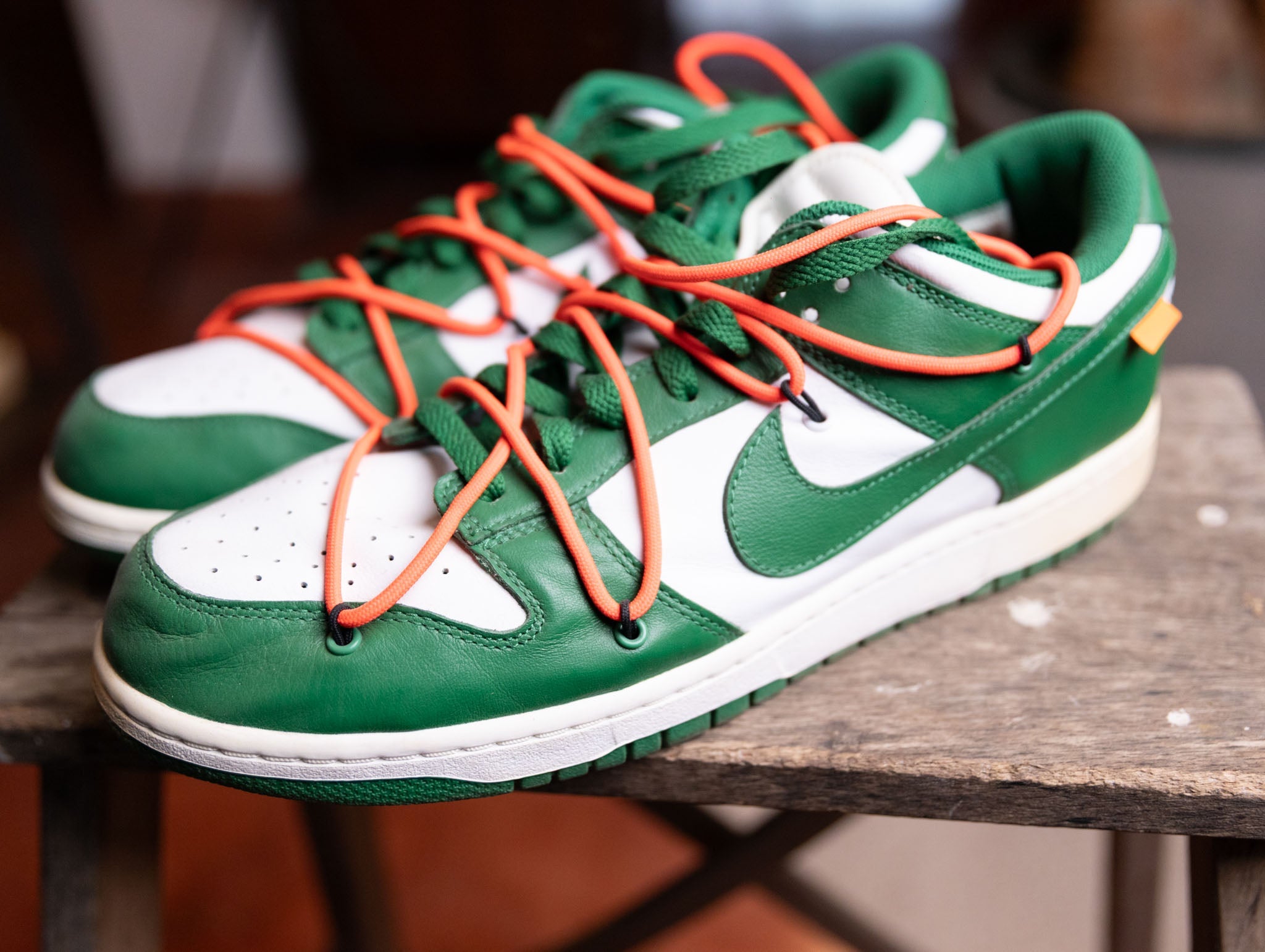 Nike Dunk Low Off-White Pine Green - view 2