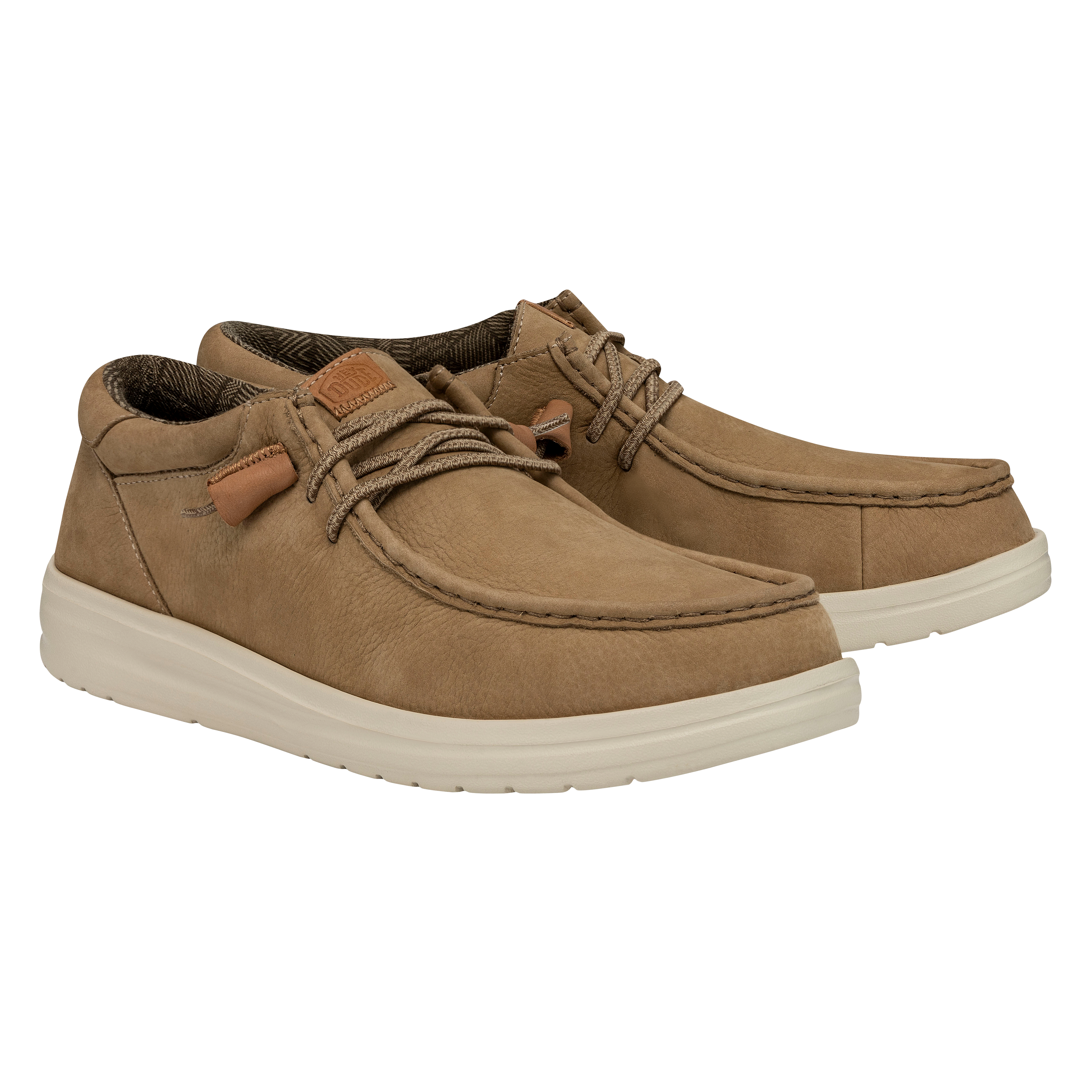 HEYDUDE shoes Paul Craft Leather - Tan – Men's - view 2