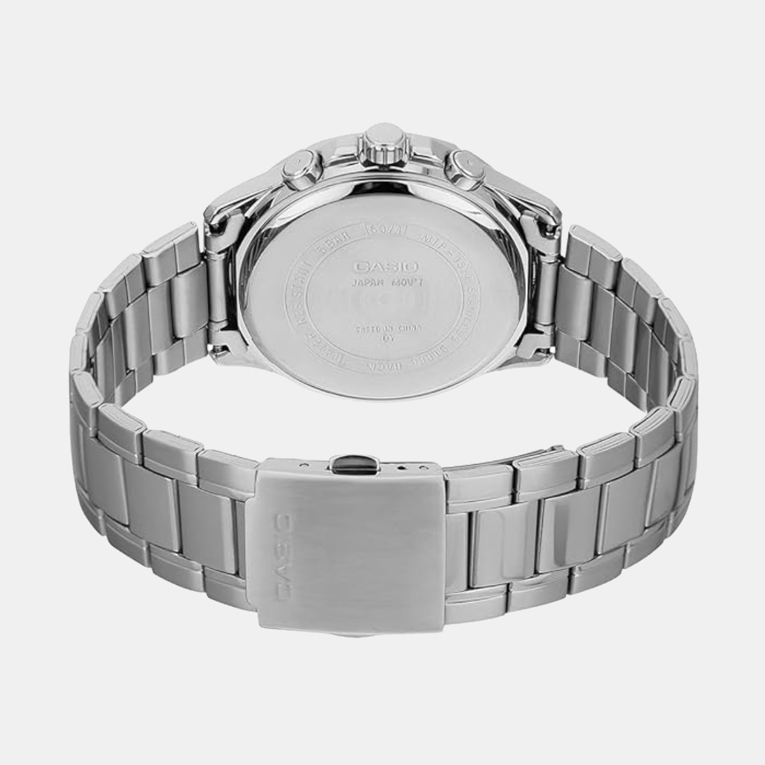 Casio Enticer Men Quartz Blue Dial Multi-Function Stainless Steel Watch A2346 - view 5