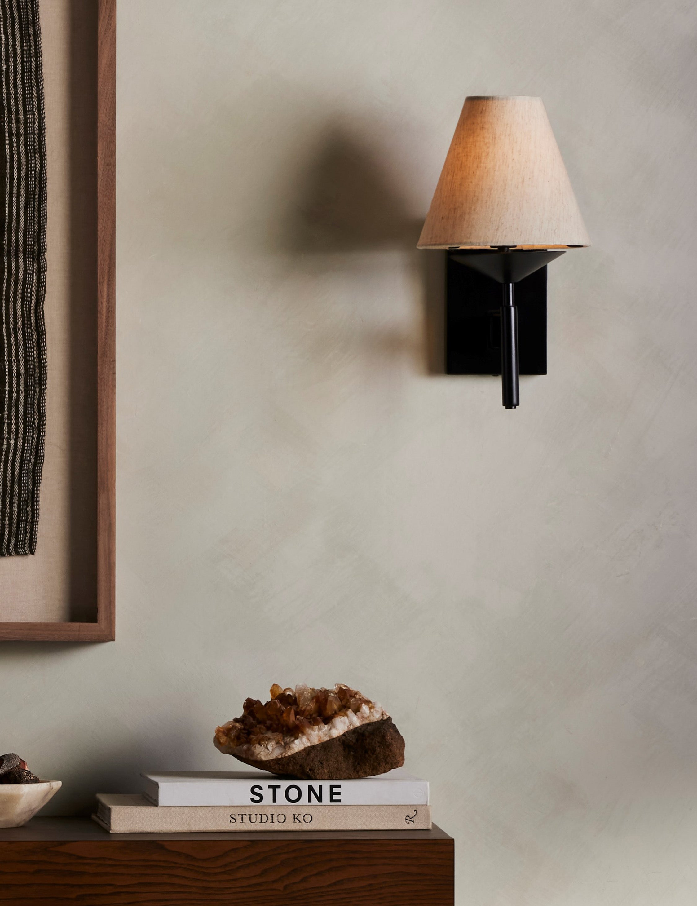 Lulu and Georgia Marisol Sconce – Black - view 2