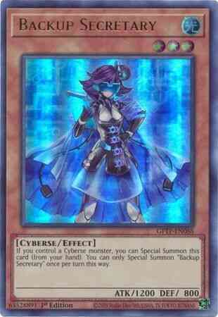 Yu-Gi-Oh! Backup Secretary - GFTP-EN088 - Ultra Rare - 1st Edition