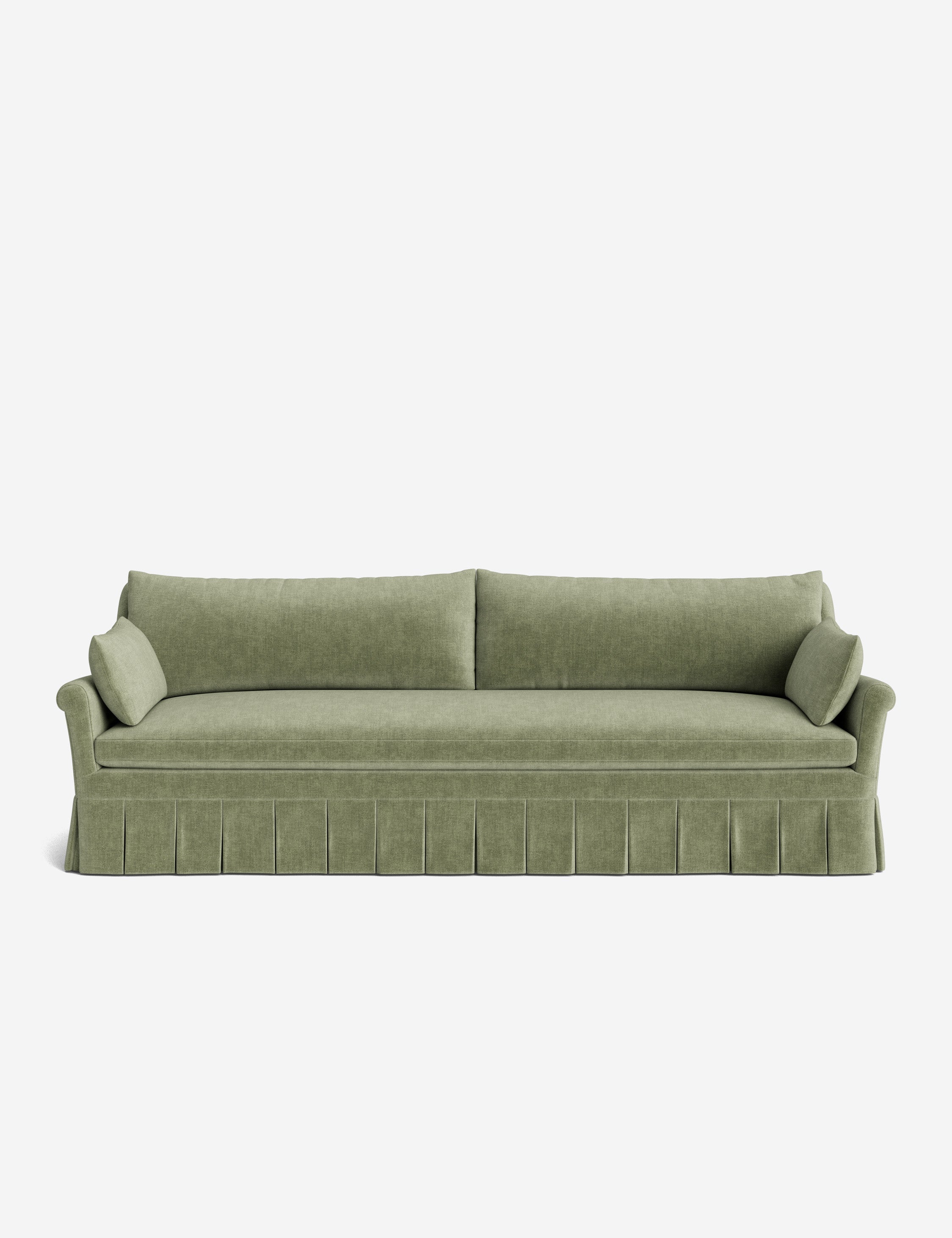 Lulu and Georgia Portola Rolled Arm Pleated Sofa - view 6