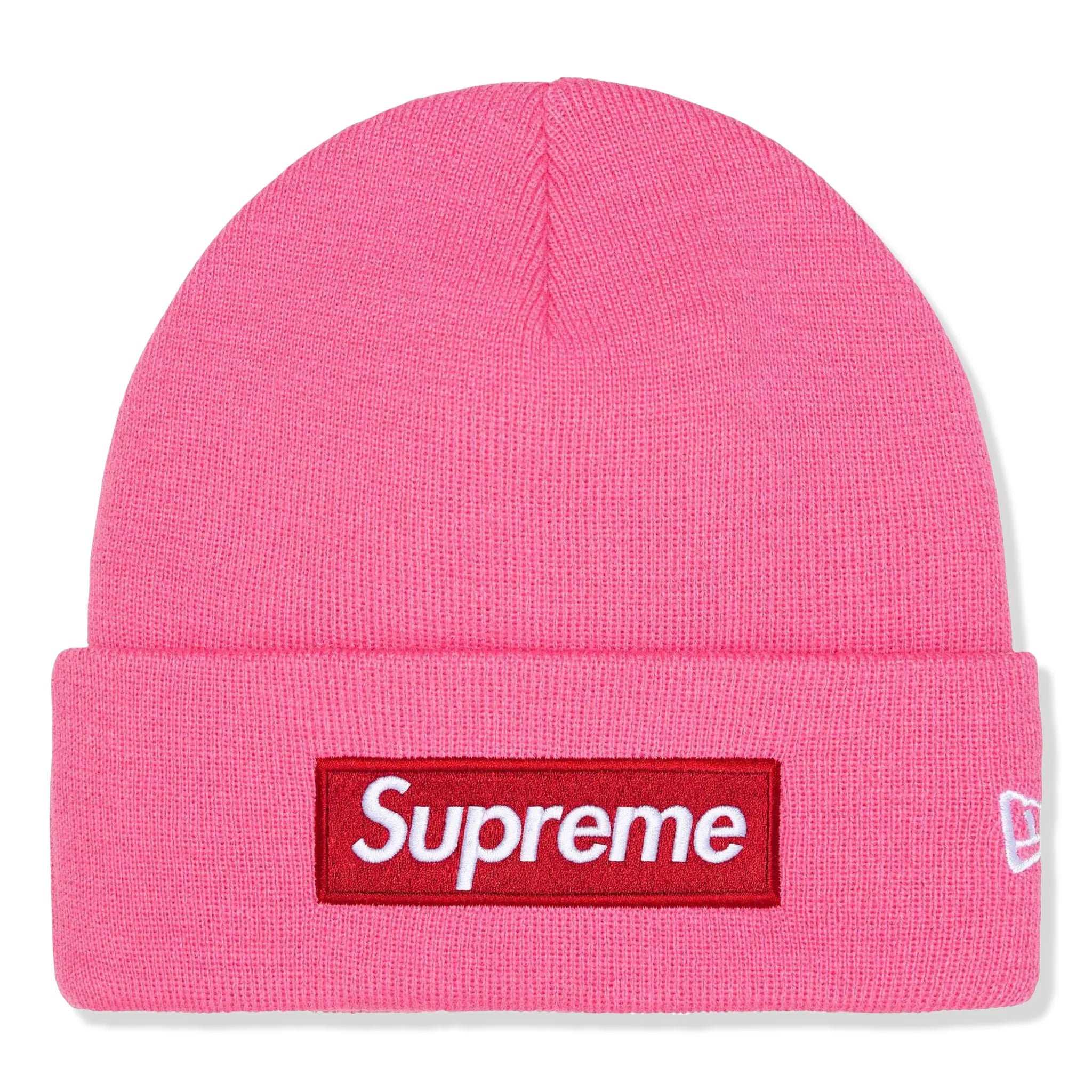 Supreme New Era Box Logo Magenta Beanie (FW25)