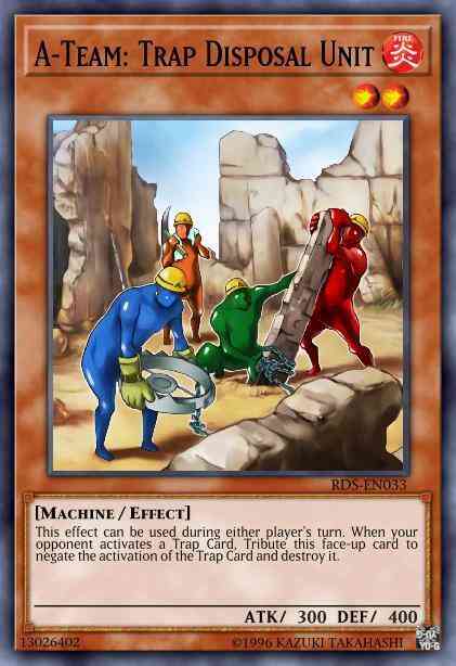 A-team trap disposal – Yu-Gi-Oh! A-Team: Trap Disposal Unit - RDS-EN033 - Rare - Unlimited