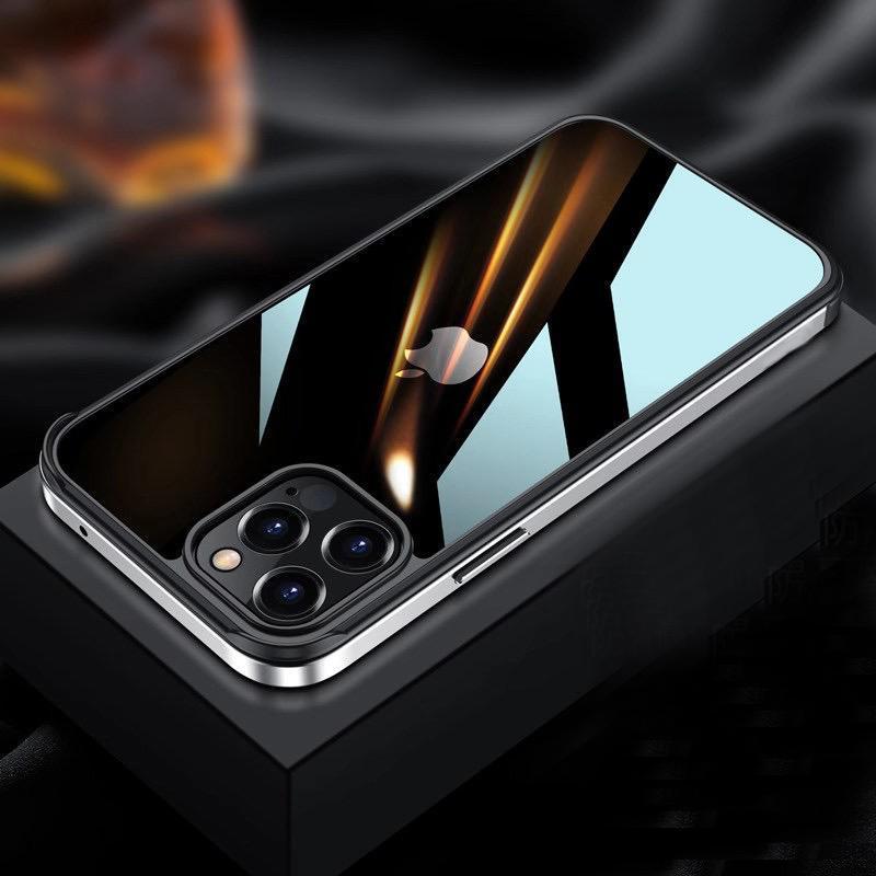 Apple iPhone 12 Pro Max Luxury Square Metal Frame case - view 3