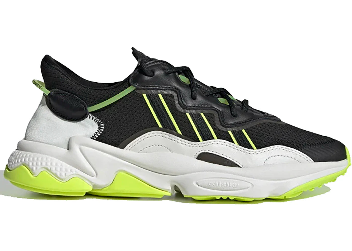 adidas Ozweego Black White Solar Yellow - view 2