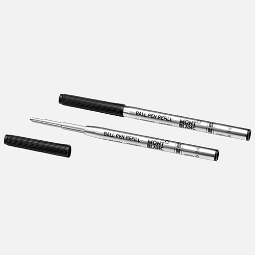 Montblanc 2 Ballpoint Pen Refill Medium, Mystery Black - view 2